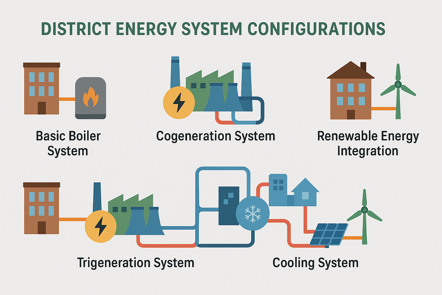 District Energy System Configurations